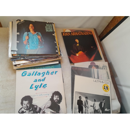 14 - Nice collection of vinyl records : Commercial singer song writer from 1960s onwards : Beatles , Wing... 