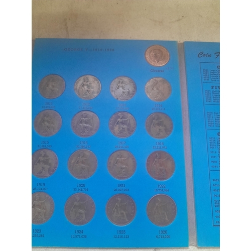 181 - Coins :  Collection of 37 Half Pennies  Edward VII & George V 1902 - 1936, 1902 NB Low Tide variant