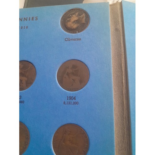 181 - Coins :  Collection of 37 Half Pennies  Edward VII & George V 1902 - 1936, 1902 NB Low Tide variant