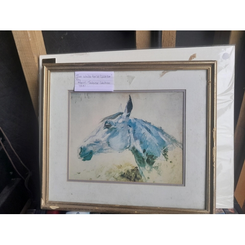 39 - Modern copy of Tavistock print and horse head print