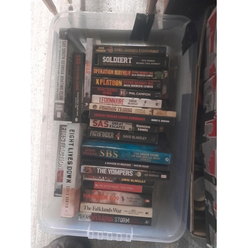 41 - Box of military themed books