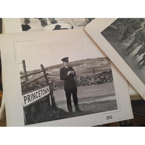 69 - Ephemera : Large format black and white photographs mounted on card, multi thematic collection, tran... 