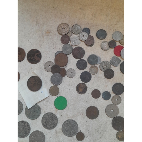 71 - Coins : GB and foreign copper and base metal coinage from late 19th century onwards, good rummagers ... 