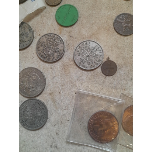 71 - Coins : GB and foreign copper and base metal coinage from late 19th century onwards, good rummagers ... 