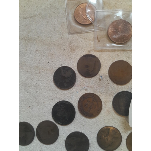 71 - Coins : GB and foreign copper and base metal coinage from late 19th century onwards, good rummagers ... 