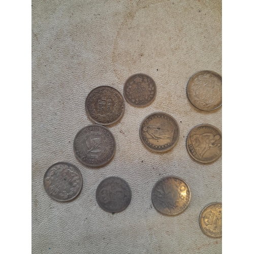 72 - Coins : GB and foreign some silver included, condition varies