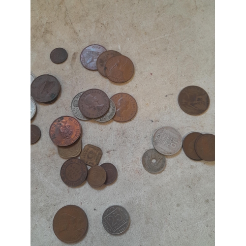 72 - Coins : GB and foreign some silver included, condition varies