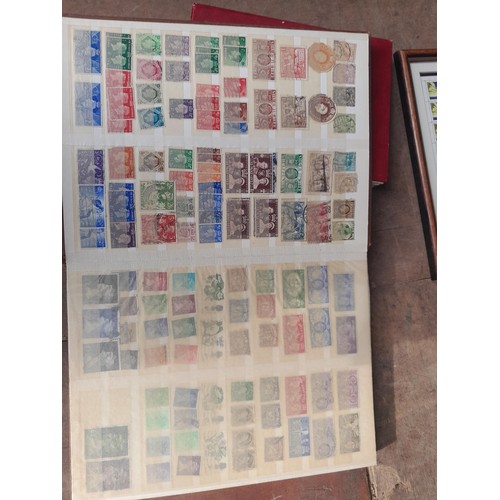 83 - Stamps of the World mounted mint and used in stock books : stockbook dedicated to Malta