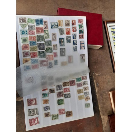 83 - Stamps of the World mounted mint and used in stock books : stockbook dedicated to Malta