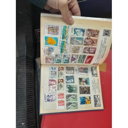 85 - Stamps of the world mounted in stock books and albums, mint and used First Day Covers and philatelic... 