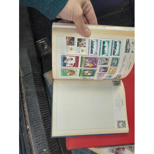 85 - Stamps of the world mounted in stock books and albums, mint and used First Day Covers and philatelic... 