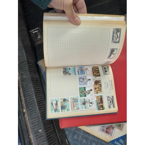 85 - Stamps of the world mounted in stock books and albums, mint and used First Day Covers and philatelic... 