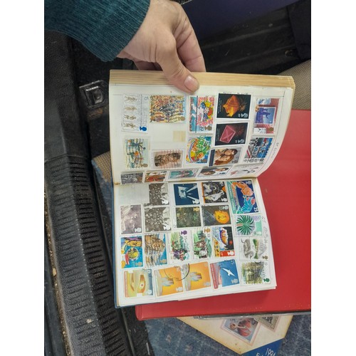 85 - Stamps of the world mounted in stock books and albums, mint and used First Day Covers and philatelic... 