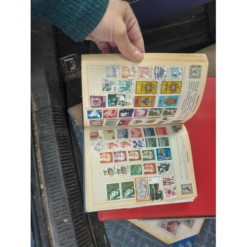 85 - Stamps of the world mounted in stock books and albums, mint and used First Day Covers and philatelic... 