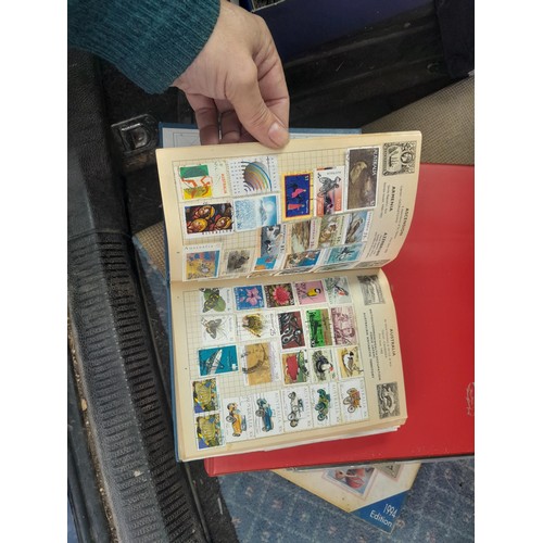 85 - Stamps of the world mounted in stock books and albums, mint and used First Day Covers and philatelic... 