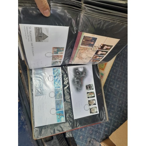 85 - Stamps of the world mounted in stock books and albums, mint and used First Day Covers and philatelic... 