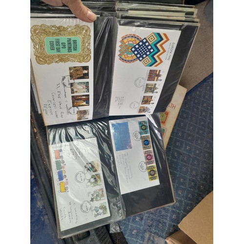 85 - Stamps of the world mounted in stock books and albums, mint and used First Day Covers and philatelic... 