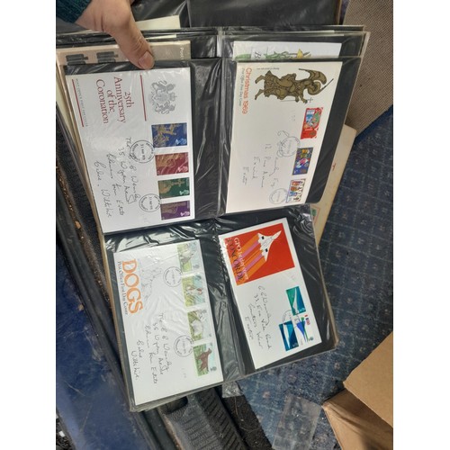 85 - Stamps of the world mounted in stock books and albums, mint and used First Day Covers and philatelic... 