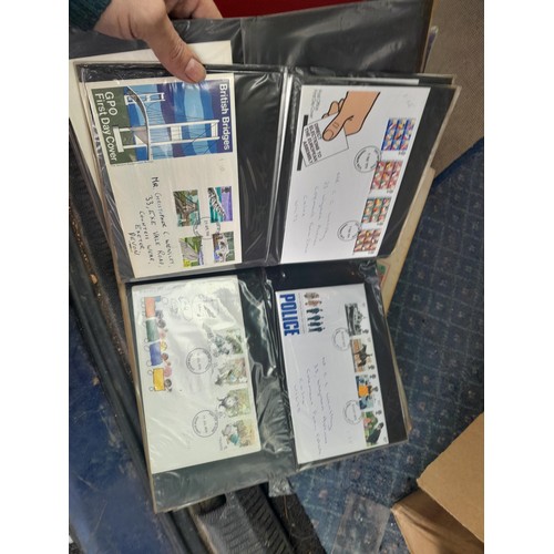 85 - Stamps of the world mounted in stock books and albums, mint and used First Day Covers and philatelic... 