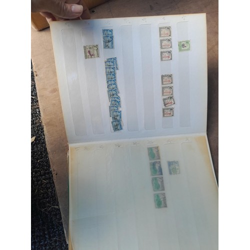 90 - Stamps of Africa used and mint in stockbooks, with empty stockbooks