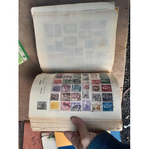 97 - Stamps of the World, GB and Commonwealth in various albums and stock books, reference material Spani... 