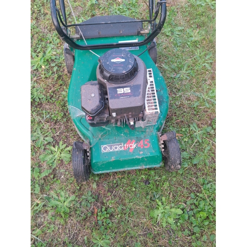 104 - Quad Trak 45 petrol mower & Hayter electric mower