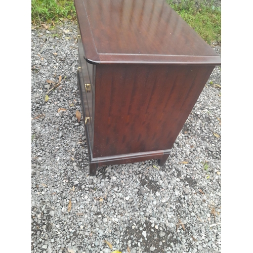 124 - Stag Minstrel chest of drawers (in clean condition)