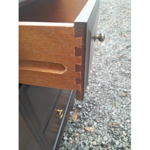 124 - Stag Minstrel chest of drawers (in clean condition)