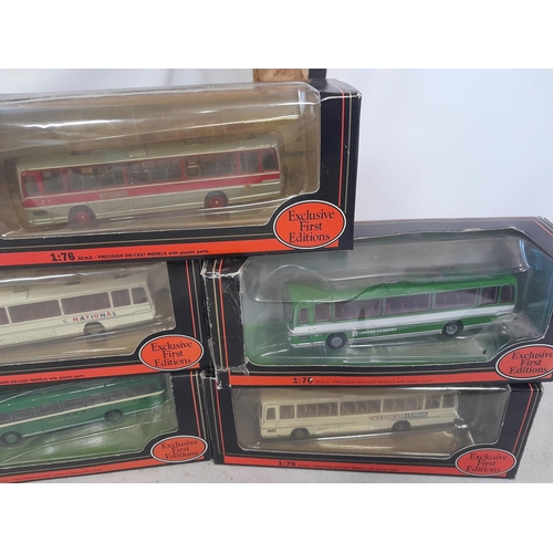 133 - Exclusive First Editions die cast toy cars : buses in boxes