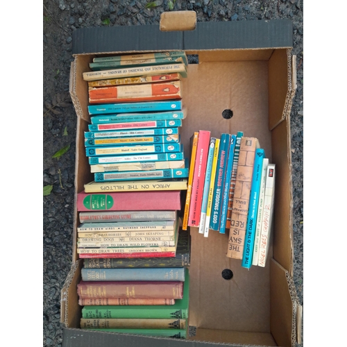 30 - Box of mixed themed vintage paperback and other books