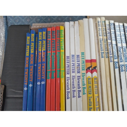 31 - Large array of Blue Peter annuals earlier editions included