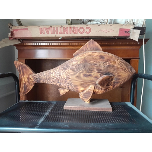 51 - Carved fish ornament