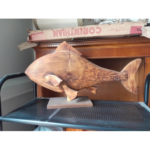 51 - Carved fish ornament