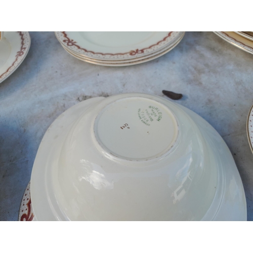 57 - Burleigh, Meakin dinner ware and other commemorative ware