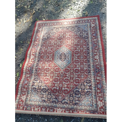 148 - 2 x modern Indian machine rugs