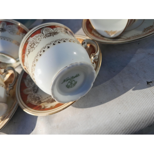 184 - Decorative dinner and teaware : Noritake & Royal Doulton Rose Elegans with vendor stock list, note m... 