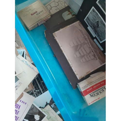 232 - Box of ephemera : key date newspapers, souvenir magazines etc.