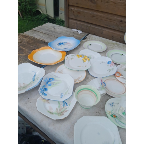 268 - Large array of Shelley tea ware cups saucers plates, some trios