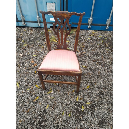 391 - Vintage book trough, Georgian dining chair and Ricard advertising bottle