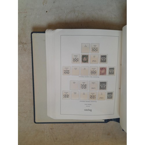 455 - Stamps : Bayern German State collection on Lighthouse hingeless pages, mint and used, sparsely fille... 