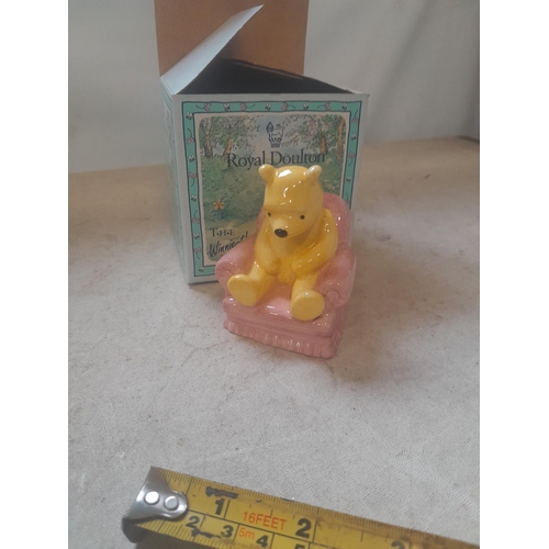 483 - Royal Doulton Winnie the Pooh in Armchair boxed