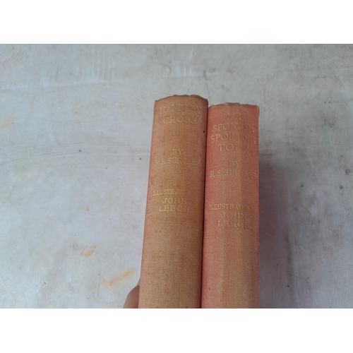 499 - 2 x volumes by Surtees : Sponges Sporting Tour & Handley Cross