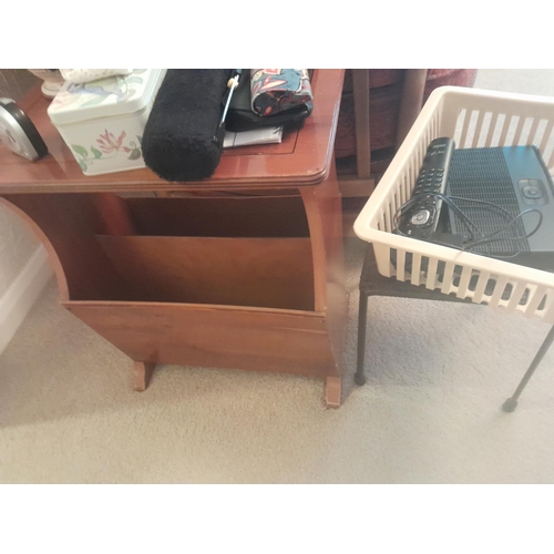 3 - Modern television stand, magazine rack and coffee table