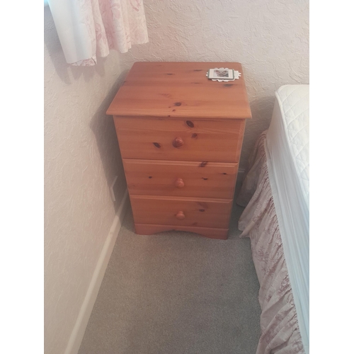 16 - Pair of modern pine bedside cabinets