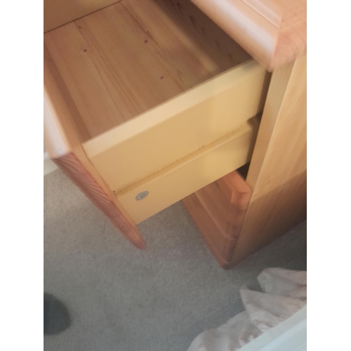 16 - Pair of modern pine bedside cabinets