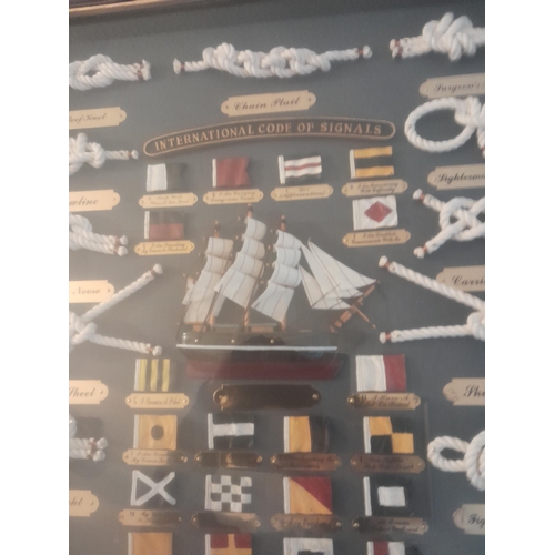 20 - Nautical map & marine themed diorama