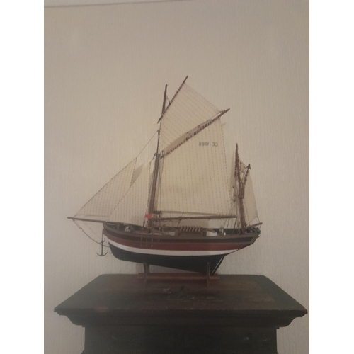 23 - 2 x Vintage hand built wooden yachts made by Frank White Safety Officer  Starcross Yacht Club and on... 