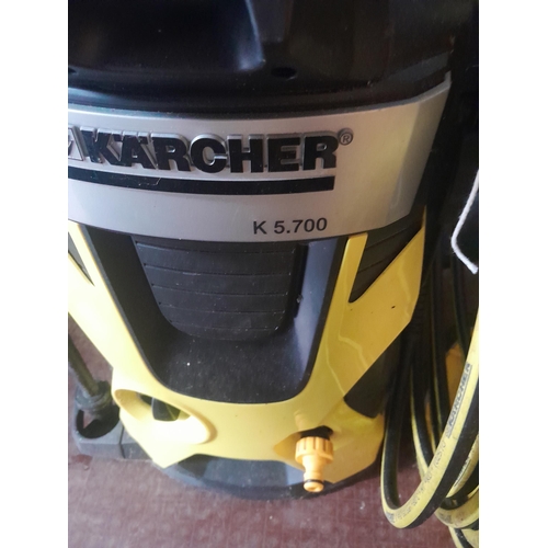 53 - Karcher K 5 700 pressure washer with some accessories