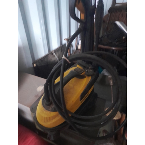 54 - Henry hoover, floor standing fan & Karcher pressure washer