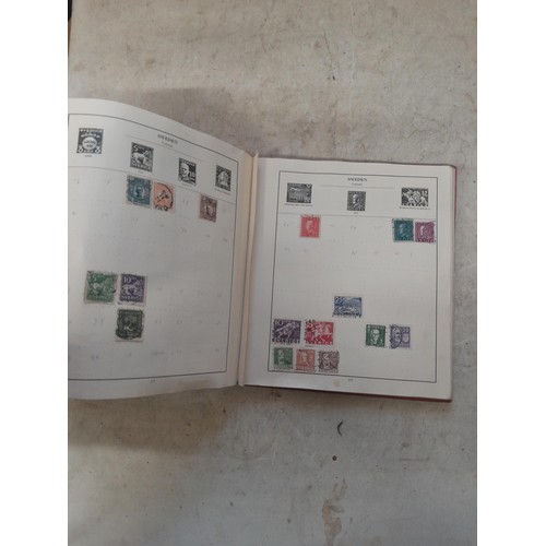 81 - Stamps : A well filled old time collection of stamps of the world , approx 350 pages, some more inte... 